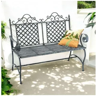 DanDiBo Ambiente Gartenbank 119 x 60 x 99 cm Grau