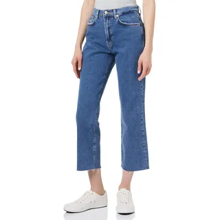 7 For All Mankind Damen Logan Stovepipe Jeans, Mid Blue, 23 EU