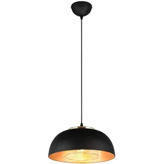 Trio Punch 1-flg. 35 cm rund schwarz-gold