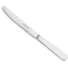 Arcos Table Messer - Dessertmesser Tafelmesser - Monoblock aus einem Stück Edelstahl 110 mm Farbe Silber