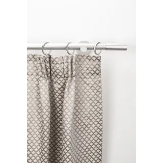 GARESA Vorhangstange EASY 1-läufig Ø 20 mm 600 cm Silber/Grau