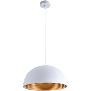 Paco Home SAWYER 1-flg. Ø 40,5 cm rund gold/weiß