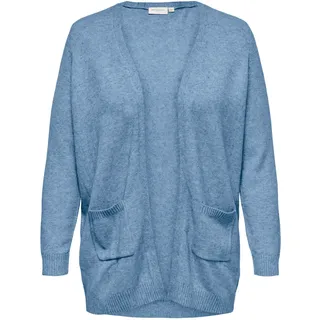 ONLY Carmakoma Damen Caresly L/S Open Cardigan KNT Noos Strickjacke, Allure/Detail:Melange, M EU