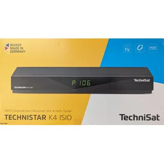 TechniSat TECHNISTAR K4 ISIO Kabel-Receiver mit vierfach-Tuner schwarz