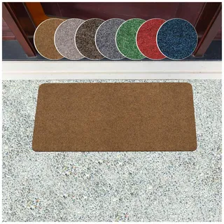 ANRO Schmutzfangmatte Fußmatte Türmatte rutschfest Poet Kokos 40 x 80 cm | Material: Polypropylen, Rücken: TPE-Gummi rutschhemmend, Höhe: 5 mm, Einsatz: Türvorleger für Haustür, Flur, innen & außen