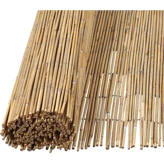 Izrielar Schilfrohrmatte 90×300 cm Schilf Sichtschutzmatte aus Naturmaterial, für Balkon, Garten & Terrasse - Hellbraun