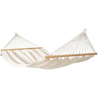 La Siesta HÄNGEMATTE double bar cotton Weiß - 160x350 cm