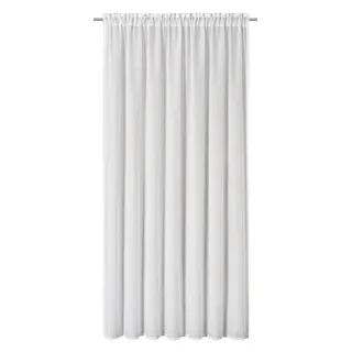 Elbersdrucke Gardine mit Tunnelzug Spume 00 Offwhite halbtransparent 300x200cm 201760 Vorhang für das Wohnzimmer Schlafzimmer Küche Flur Kinderzimmer