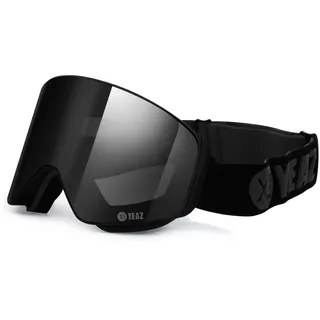 YEAZ "Magnet-Ski-Snowboardbrille schwarz/schwarz APEX",