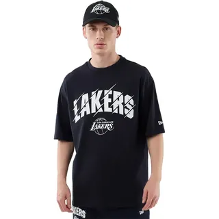 New Era Nba Core Plus Oversize Los Angeles Lakers Kurzarm-t-shirt - Navy - S