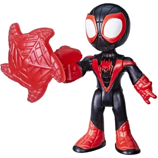 Marvel Spidey und Seine Super-Freunde Miles „Spin“ Morales Spielzeug mit Accessoire, 7,6 cm große Action-Figur, Superhelden-Spielzeug für Kinder, ab 3