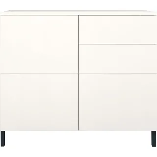 borchardt Möbel Haama 93 x 80 x 35 cm Weiß matt