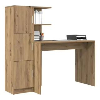 vidaXL Schreibtisch Artisan Eiche Braun