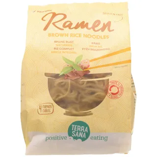 inne) BRAUNE REIS-RAMEN-PASTA, GLUTENFREI, BIO 280 g - TERRASANA