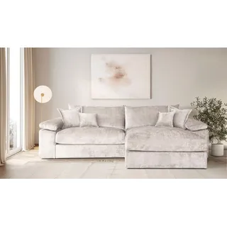 OTTO home Eckcouch Polyester 3-Sitzer Beige