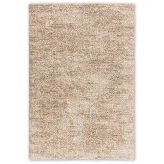 Astra Salerno 250 Hochflorteppich 80 x 150 cm Beige meliert
