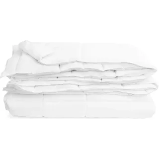 Winterdecke 155x220 - Warme Bettdecke 155x220 - Weiß