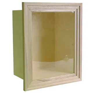 Artemio 14001969 Vitrine für Miniaturen Holz 23,5 x 28,5 x 14 cm (Foto Size = 23 x 18 cm)