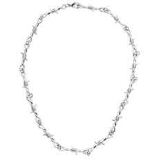 Bild Barbed Wire Necklace silver one size