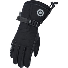 MAGOMA Bowery 3M Thinsulate-Hipora Motorradhandschuhe, Schwarz, XL