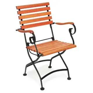 Merxx Schlossgarten Biergartenstuhl 57 x 60 x 85 cm braun klappbar