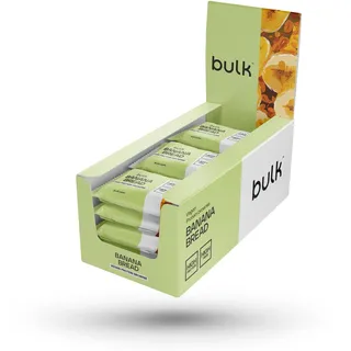 Bulk Vegan Protein Brownie, Bananenbrot, Packung mit 12 Stück, Verpackung Kann Variieren