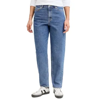 Jack & Jones Lisbon Mom R741 Jjxx Hochtaillierte Jeans - Medium Blue Denim - 24 - 30