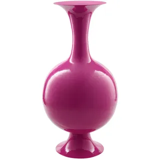 Ambia Home Vase , Pink , Metall , bauchig , 77 cm , handgemacht, zum Stellen, auch für frische Blumen geeignet , Dekoration, Vasen, Metallvasen