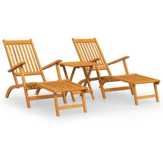 vidaXL Sonnenliege 119 x 46 x 47 cm Braun