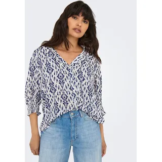 Only ONLRAYA 3/4 SHIRT WVN NOOS Blau S