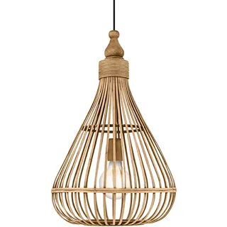 EGLO AMSFIELD 1-flg. 35 cm braun Holz, Stahl