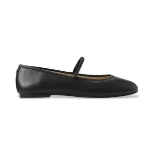Lauren Ralph Lauren für Damen. 802977874001 Jayna Hausschuhe aus schwarzem Nappaleder (40), Wohnung, Keine, Lässig, Klassisch