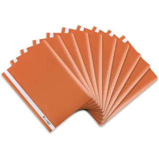 Oxford Schnellhefter A4, aus Kunststoff, orange, 10 Stück
