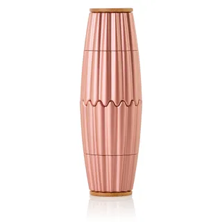 AdHoc Magnetische Pfeffer- und Salz-Doppelmühle MagTwo, rosé gold, CeraCut® Ceramic Mahlwerke, Kunststoff / Bambusholz - Hellviolett