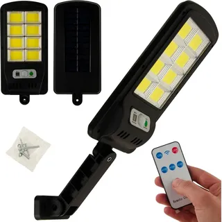 Solar 120Led Led-Straßenlampe + Fernsteuerung