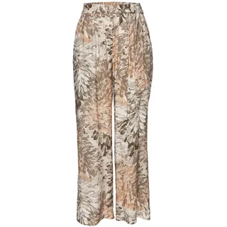 LASCANA Palazzohose Damen apricot-taupe bedruckt Gr.38