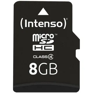 microSD Class 4 + SD-Adapter 8 GB