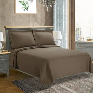 Superior Cotton Bedspread, Taupe, Queen