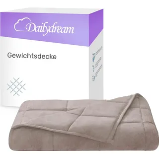 DAILYDREAM Gewichtsdecke für Erwachsene aus flauschigem Fleece,