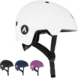attabo Genes Helm für Skate, Inlineskaten, Roller & MTB – ABS-Injektion, EPS-Aufpralldämpfung, 11 Lüftungslöcher, verstellbar M Drehknopf, Kinnriemen-Schnalle, 400 g, CE/EN 1078