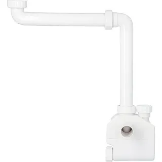 Waschtisch Flach-Raumsparsiphon mit Reinigungsöffnung, für Möbelunterbau - DN32 (1 1/4'') x Ø32 mm