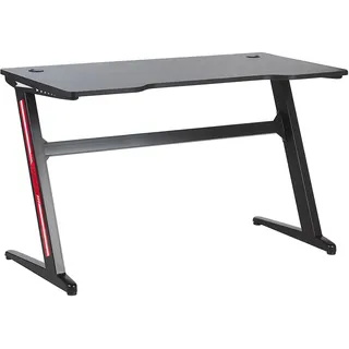 Beliani Spieltisch schwarz 120/60/73 cm Darfur