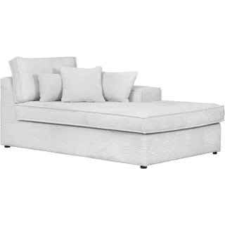 OTTO home Ottomane »Florid« einzeln stellbar oder als Teil eines Modulsofas, auch in Cord, beige