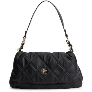 Tommy Hilfiger TH Feminine Shoulder Bag Schultertasche Kunstleder Black