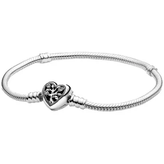 Pandora Herz Familienbaum Armband Silber 598827C01 Größe 23 cm