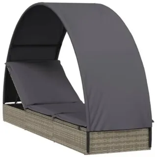 VidaXL 319643, Lounge, Gepolsterter Sitz, Polyester, Grau, 2110 mm, 570 mm - Grau