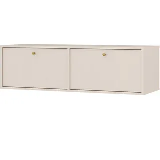 masseno Torino Lowboard 120,6x40,8x35 cm Beige MDF