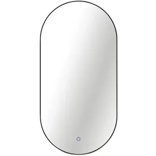 LED-Lichtspiegel Cordia OVAL LINE BACKLIGHT 100x50 cm schwarz