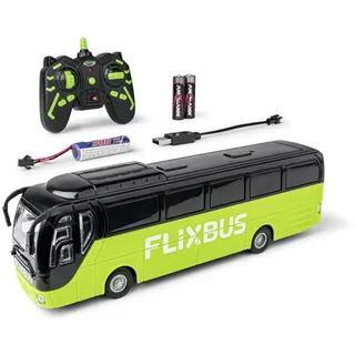 TAMIYA-CARSON Modellbau GmbH & RC-Auto Flixbus 1:64 2,4GHz RTR grün