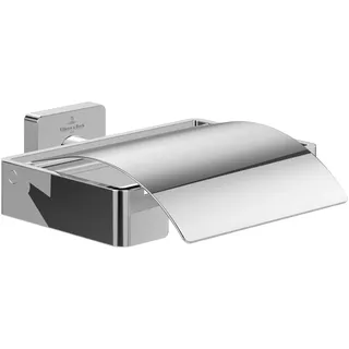 Striking Toilettenpapierhalter mit Deckel Villey und Boch Elements – Chrom